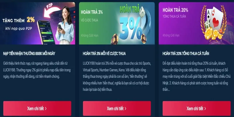 Ưu đãi đặc biệt cho các giải đấu lớn tại tin888 casino
