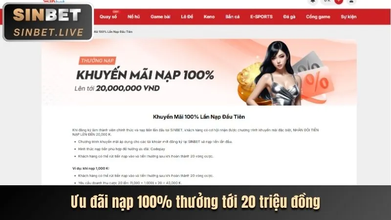 Hoàn trả hấp dẫn tin888 casino